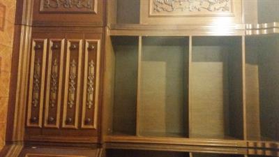 Soggiorno angolare completo in legno massello in ottimo stat - Anteprima 4
