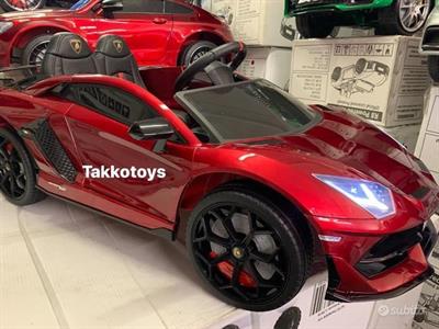 Auto macchina elettrica Lamborghini 2posti Rosso m - Foto 5