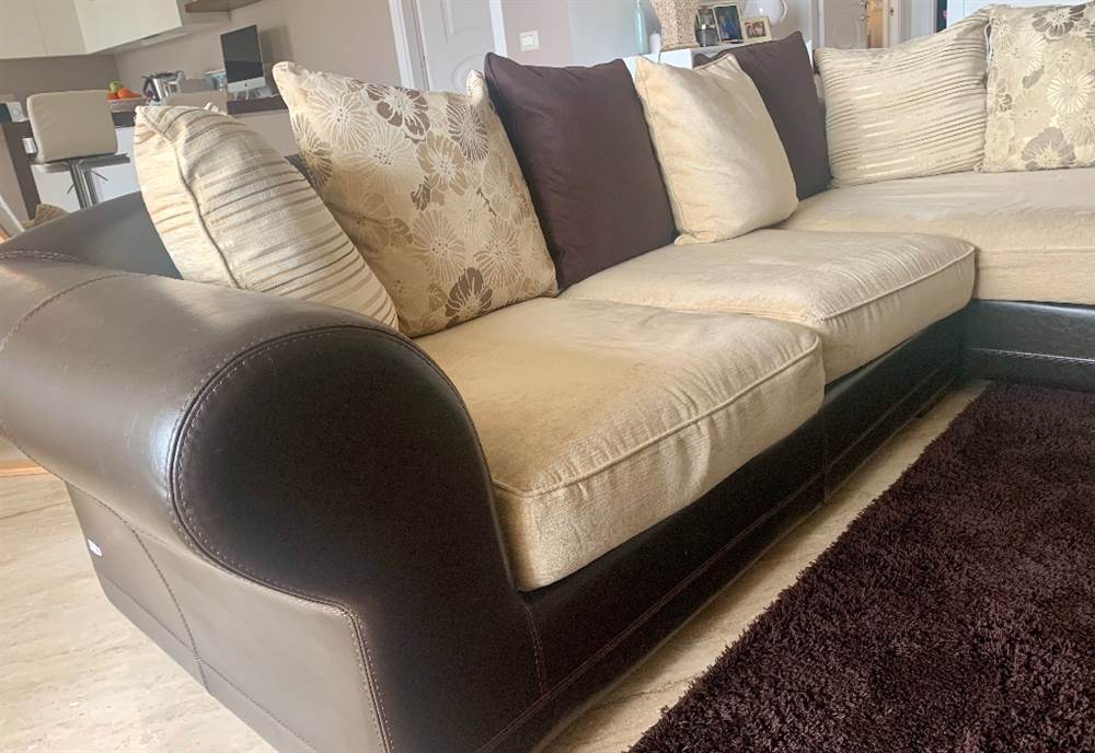 Foto 5Divano con chaise longue, in buone condizioni, ottimo stato