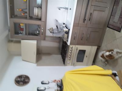 Cucina in legno con lavastoviglie Ignis