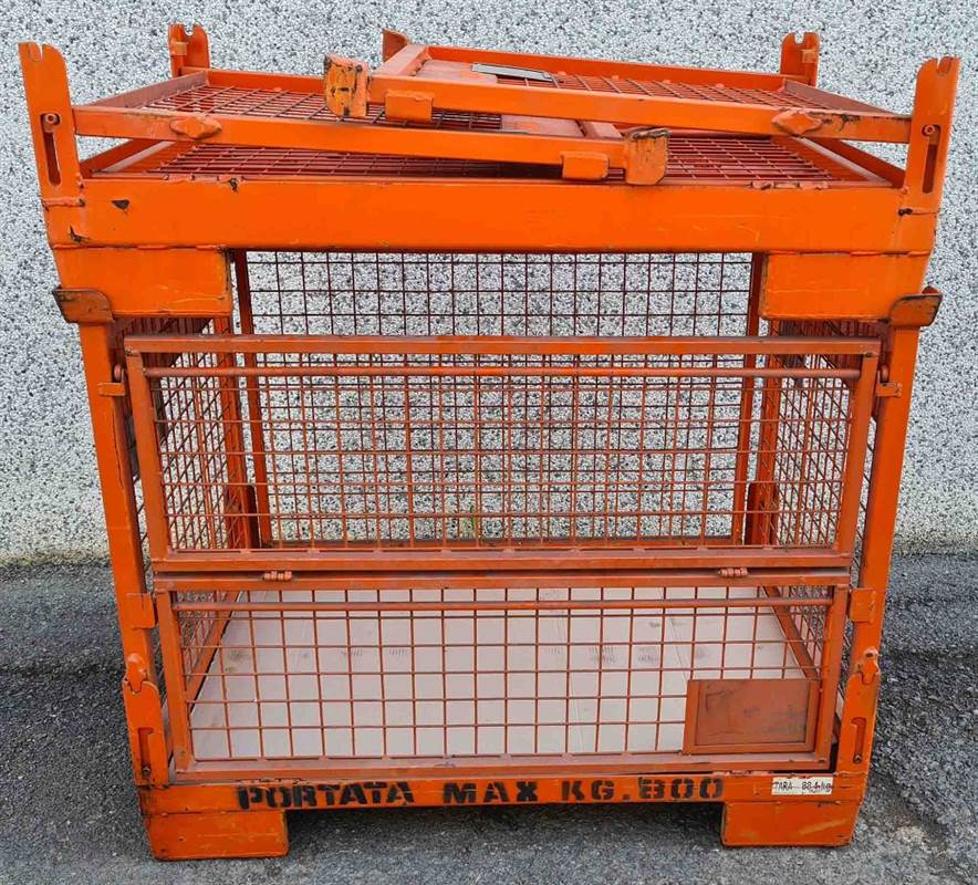 Cassoni contenitori metallici abbattibili usati - Foto 8