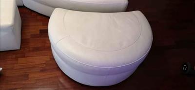 Divano in pelle bianco - Foto 4