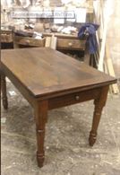 Tavolo piemontese dell'800 in legno