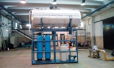 Impianto di addolcimento acqua e stoccaggio