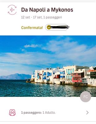 Volo A/R Volotea da Napoli a Mykonos
