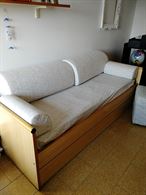 Letto singolo con letto sotto estraibile