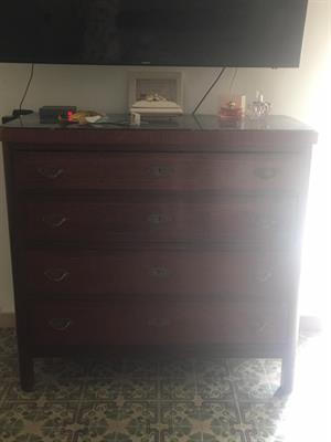 Trittico camera da letto inizio 900 in mogano