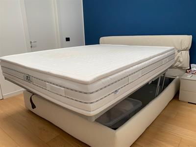Letto matrimoniale contenitore e materasso memory Dorelan, modello 101 - Anteprima 5