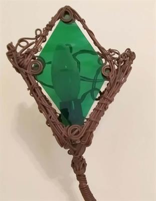 Copia applique artiginali in rame-ottone