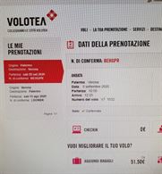 Volo solo andata Palermo-Verona del 05/09