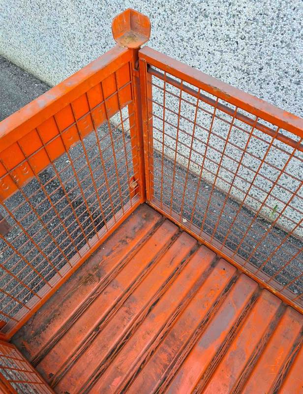 Cassoni contenitori metallici abbattibili usati - Foto 6