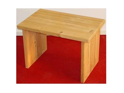 Tavolino in legno spazzolato