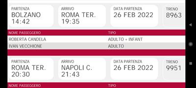 Italo Bolzano-Napoli 26/02