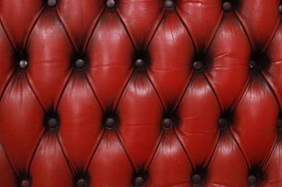 Divano Chesterfield bergere tre posti in pelle bordeaux - Foto 4
