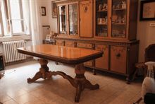 Tavolo da Sala in Noce Nazionale in Ottimo Stato