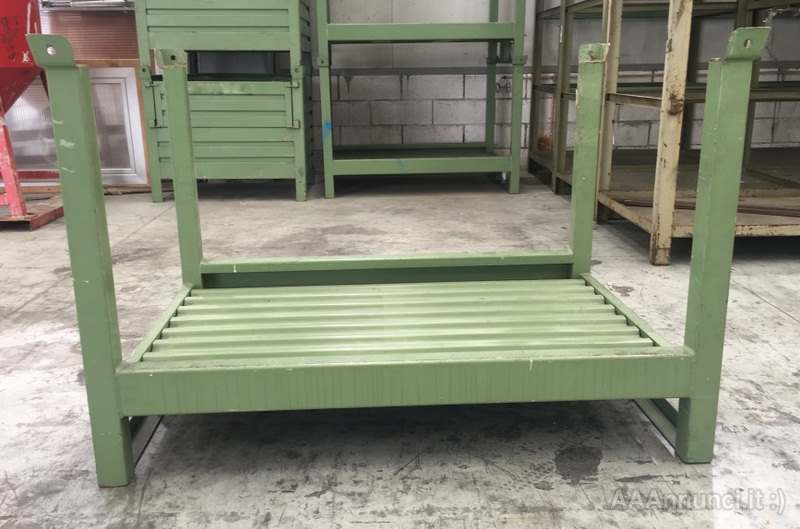 Pallet pedane in ferro usati a montati liberi impilabili - Foto 2