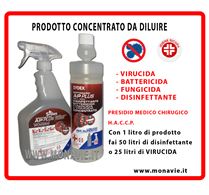 VIRUCIDA Disinfettante Professionale Concentrato 1 rende 50L