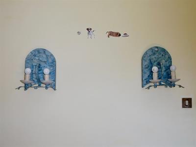 Appliques in legno massello/ferro