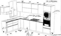 Cucina angolare Scavolini