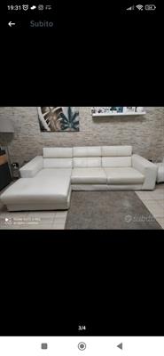 Divano in pelle 3 posti