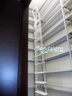 Scala scorrevole o d'appoggio per librerie e soppalchi 55555 - Foto 6