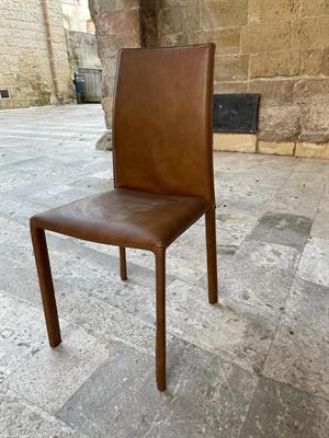 Sedie in vera pelle