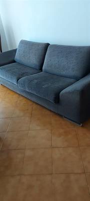 REGALO divano letto matrimoniale blu 255 lung. 95 prof.