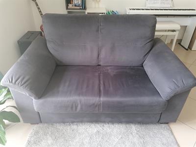 Divano due posti KNISLINGE, colore girgio scuro, come nuovo - Foto 4