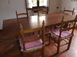 Tavolo da taverna arte povera