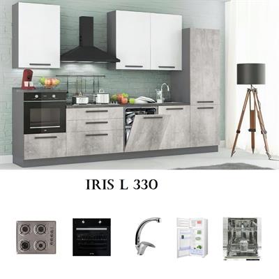 Cucina Iris L 330 con elettrodomestici