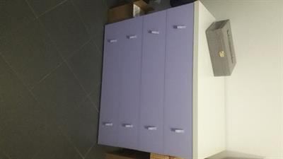 Cameretta completa bimba e armadio 4 ante, colore bianco - Anteprima 3