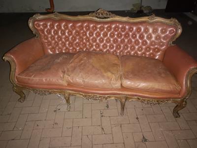Divano e poltrone stile barocco