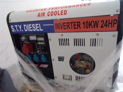 Generatore corrente inverter 10 kilovatt diesel nuovo