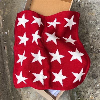Set di n.2 federe in cotone rosso
