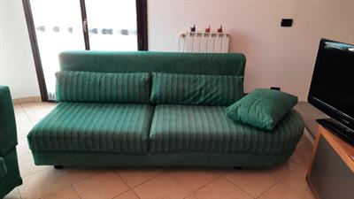 Divano componibile 5/6 posti, colore verde - Foto 5