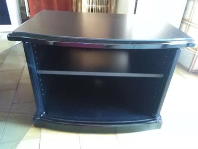 Mobile porta-televisore con rotelle, colore nero, ottimo stato - Foto 2