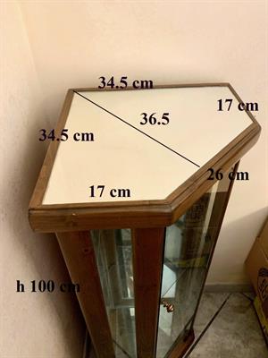Vetrinetta Angoliera in Legno e Vetro - Foto 3