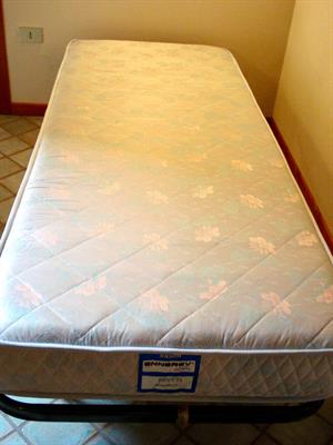Rete letto singolo a doghe Sanaflex+materasso Ennerev