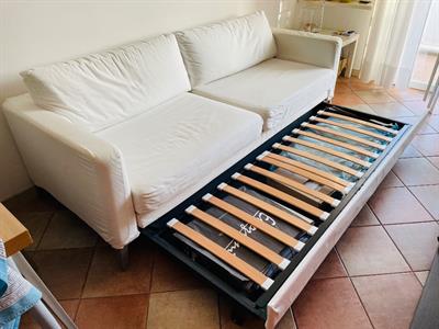 Divano letto matrimoniale karlstad Ikea, colore écru - Foto 3