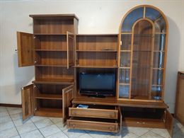Mobile arredo salotto legno massiccio
