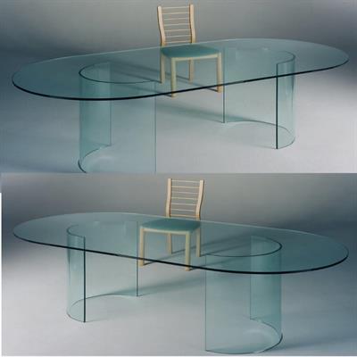 Tavolo Kristal Glass Vetro