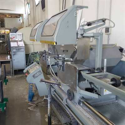 Taglierina doppia testa per alluminio