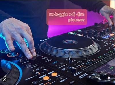 Noleggio cdj pioneer 3000 djm mixer Roma