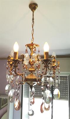 Lampadari con gocce in cristallo - Foto 3