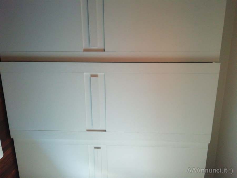Foto 3Armadio e comodini - colore bianco, in legno
