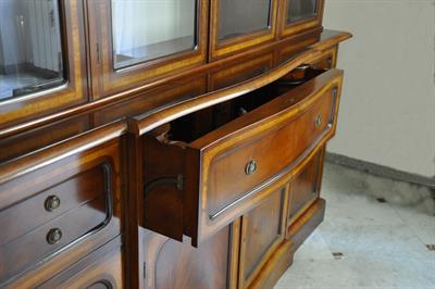 Vetrina credenza massello piuma di mogano - Foto 2