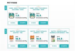 Alimenti per cane e gatto - spedizione gratuita