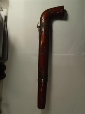 Pistola in legno lavorato (vintage), in ottime condizioni - Foto 2