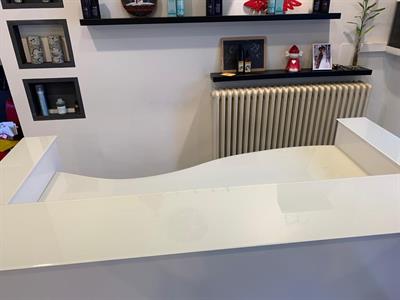 Mobile cassa, in legno massello - Foto 3
