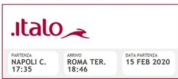 Italo Napoli-Roma sab. 15/02 , 17.35-18.46